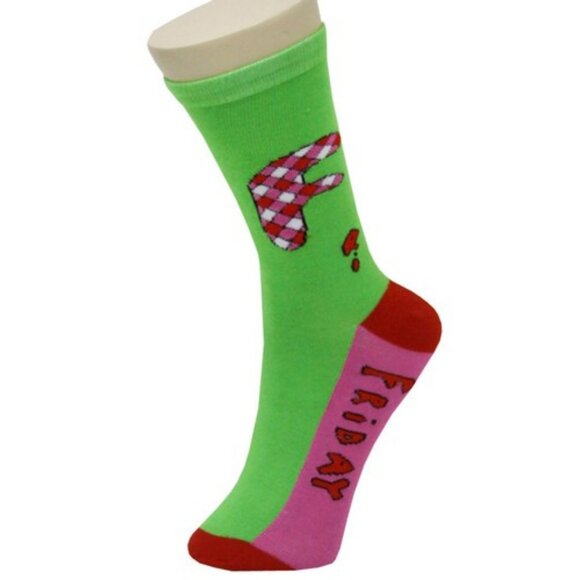 Days of the Week Crew Novelty Socks 9-11 Gift Set of Six Pair of Socks Yelete - Picture 2 of 7